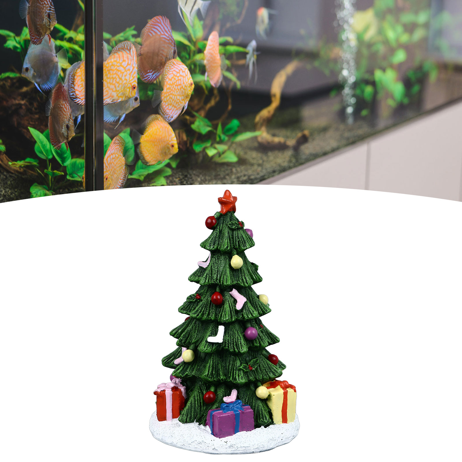 Aquarium Planted Wood - ZK20 Christmas Fish Tank Ornament Exquisite