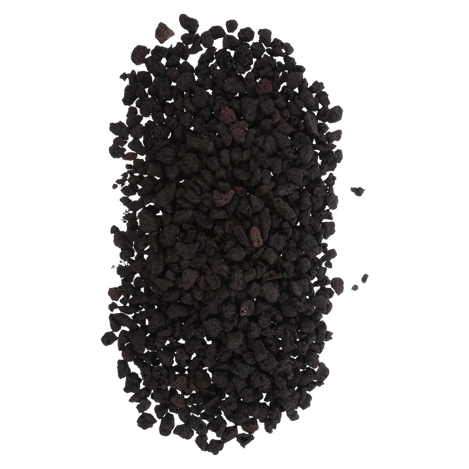 Aquarium Planted Plants - 1Pack Black Volcanic Rock 2.2lbs Natural