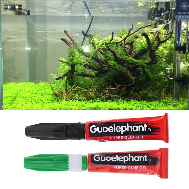 Aquarium Plant Glue Gel - Aquarium Moss 5g Gel Instant Drying