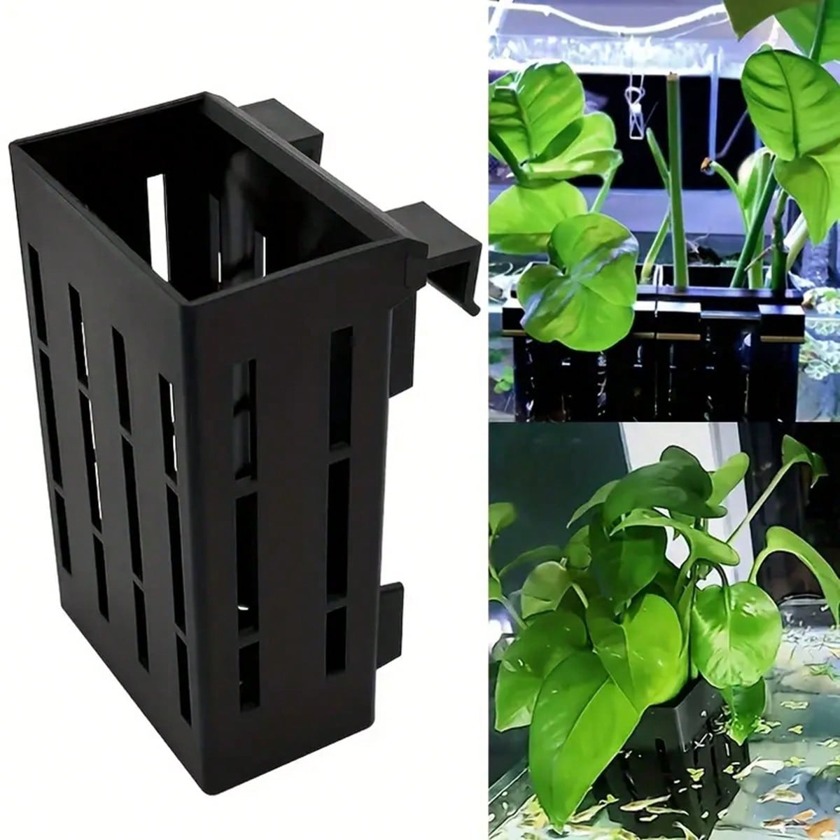 Aquarium Plant Glue Gel - Aquarium Plant Holder Black Plastic Basket
