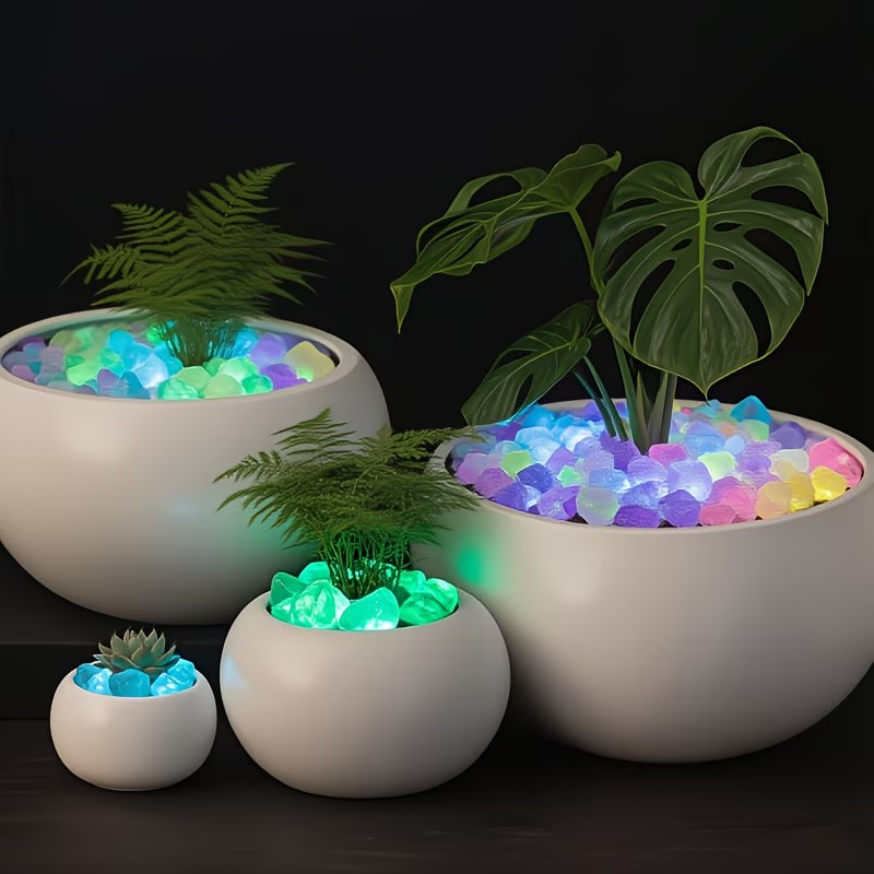 300PCS Luminous Pebble Set,0.9 - Aquarium Planted Plants recension och pris