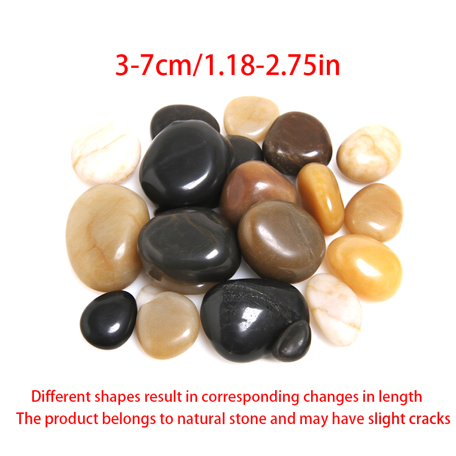 300-700g Smooth River Pebbles, - Aquarium Planted Plants recension och pris