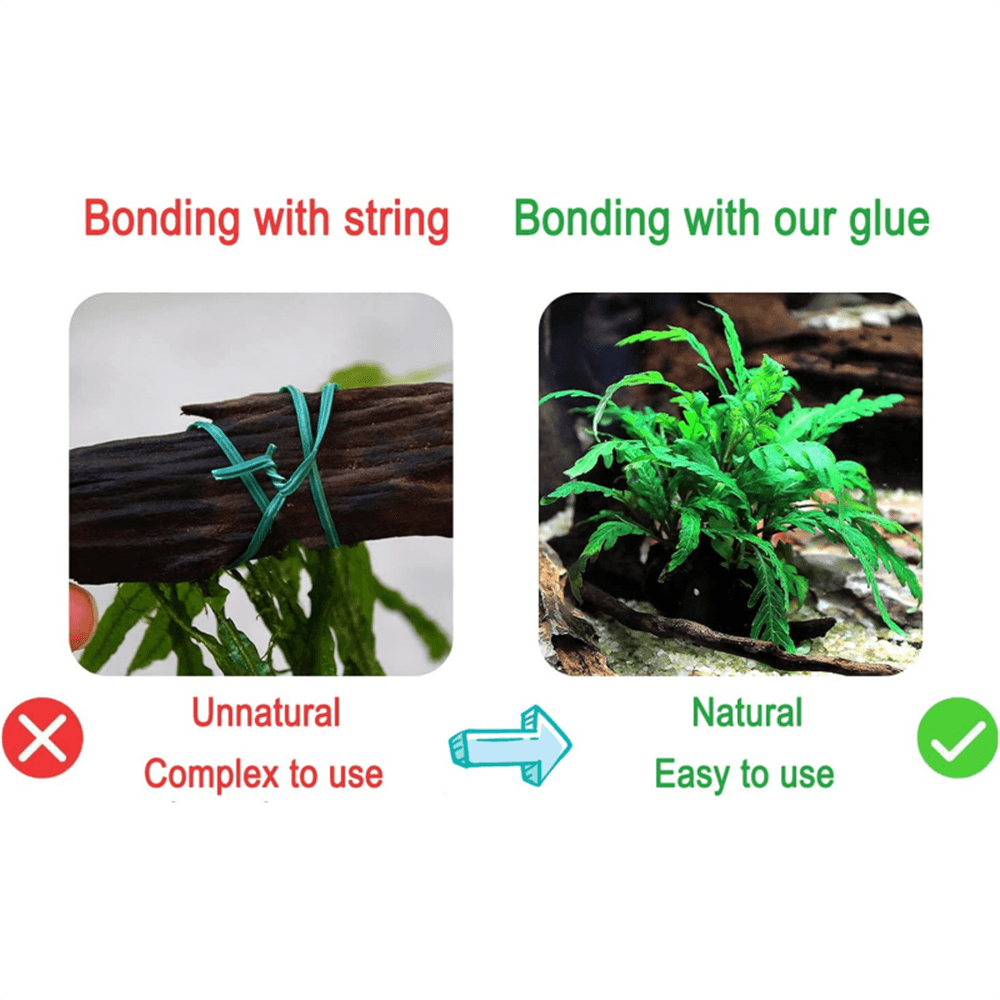 Aquarium Glue Instant Adhesive - Aquarium Plant Glue Gel recension och pris