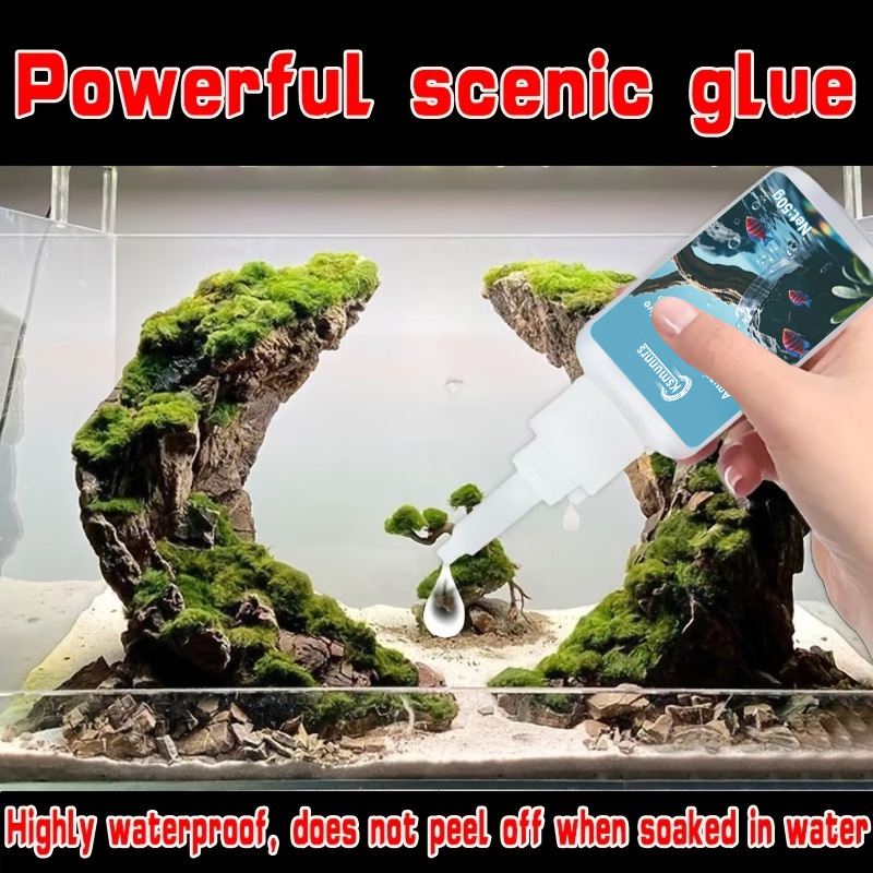 Aquarium Landscape Glue, Quick - Aquarium Planted Wood recension och pris