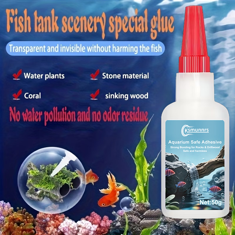 Aquarium Landscape Glue, Quick - Aquarium Planted Wood recension och pris