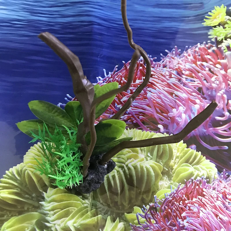 Simulated Fish Aquarium Decora - Aquarium Planted Wood recension och pris