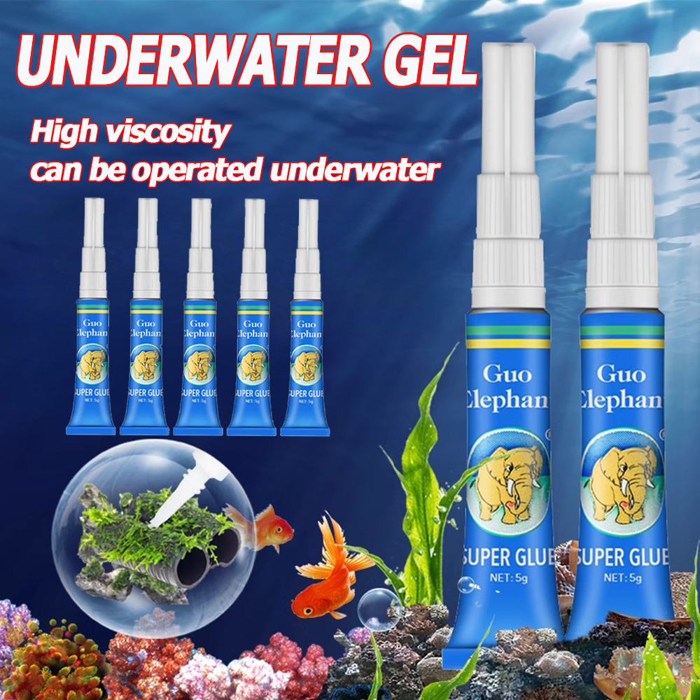 3/5/10Pcs Fish Tank Landscapin - Aquarium Plant Glue Gel recension och pris