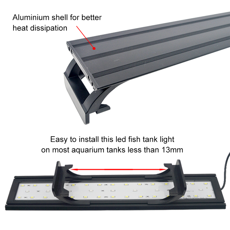 Aquarium LED Light for 16-64CM - Aquarium Planted Tank Light recension och pris