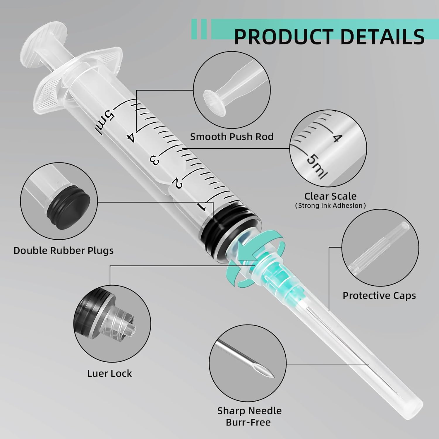 5ml Luer Lock Syringe, Suitabl - Aquarium Planted Plants recension och pris