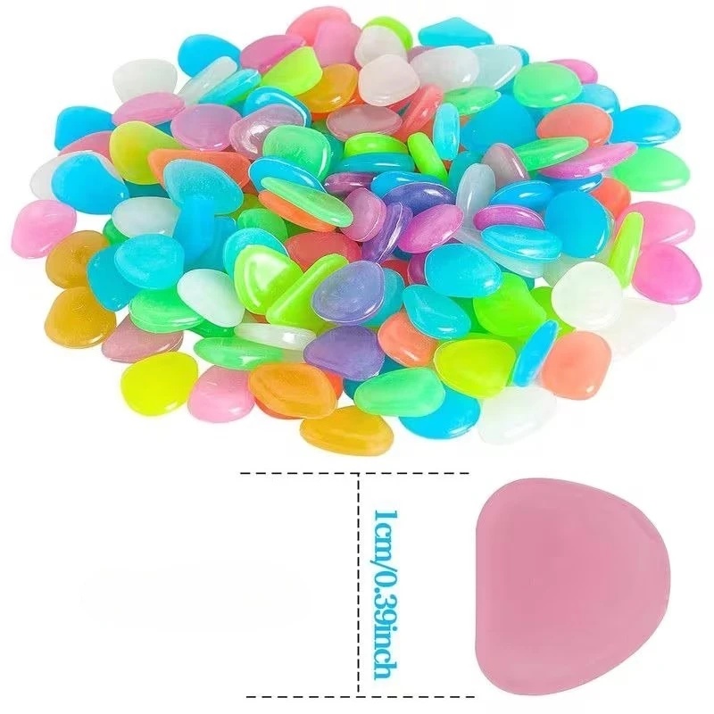 50-200pcs Glow in The Dark Peb - Aquarium Planted Plants recension och pris