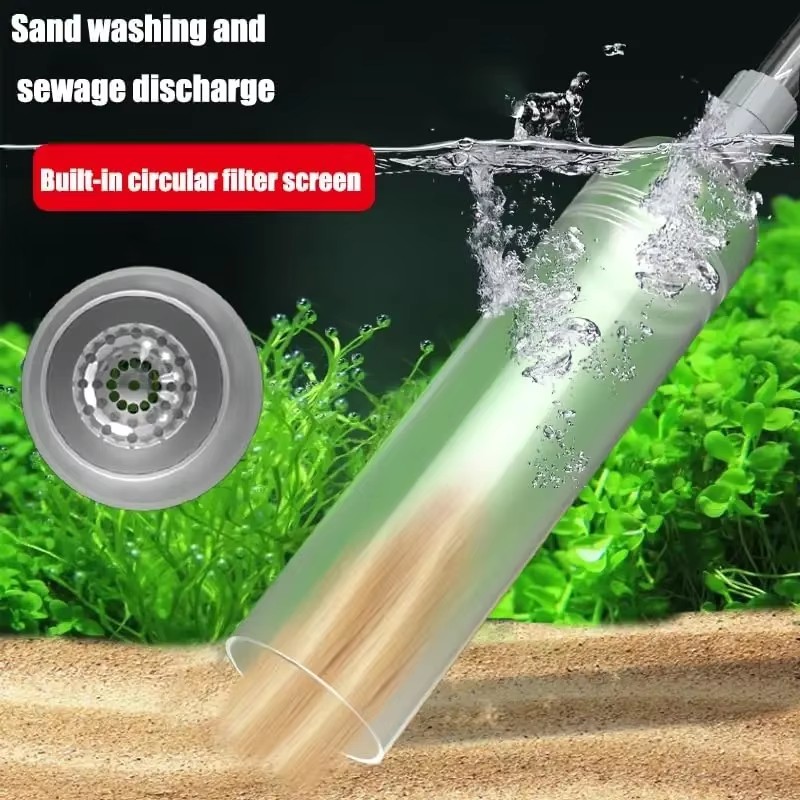 Fish Tank Siphon Vacuum Gravel - Aquarium Plant Glue Gel recension och pris