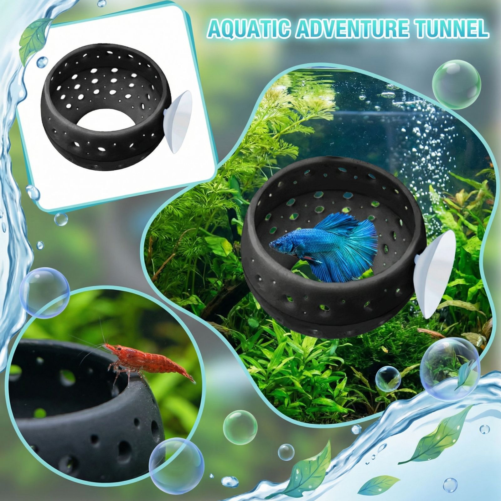 Betta Bulb Hide Tunnel Aquariu - Planted Aquarium Betta recension och pris