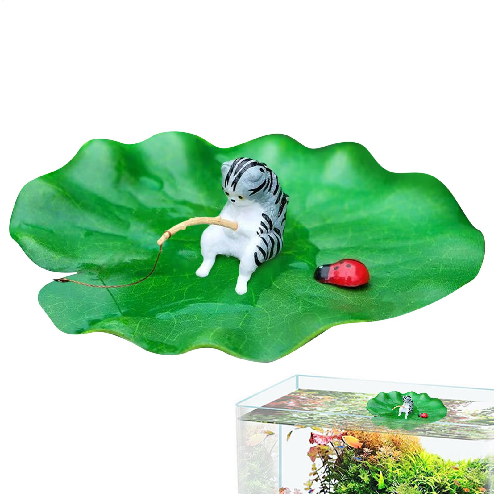 Mini Floating Cat Fishing Lotu - Aquarium Plant Roots recension och pris