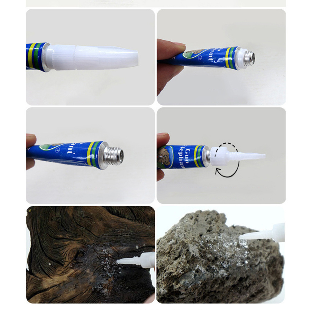 50-5Pcs Fish Tank Landscaping  - Aquarium Plant Glue Gel recension och pris