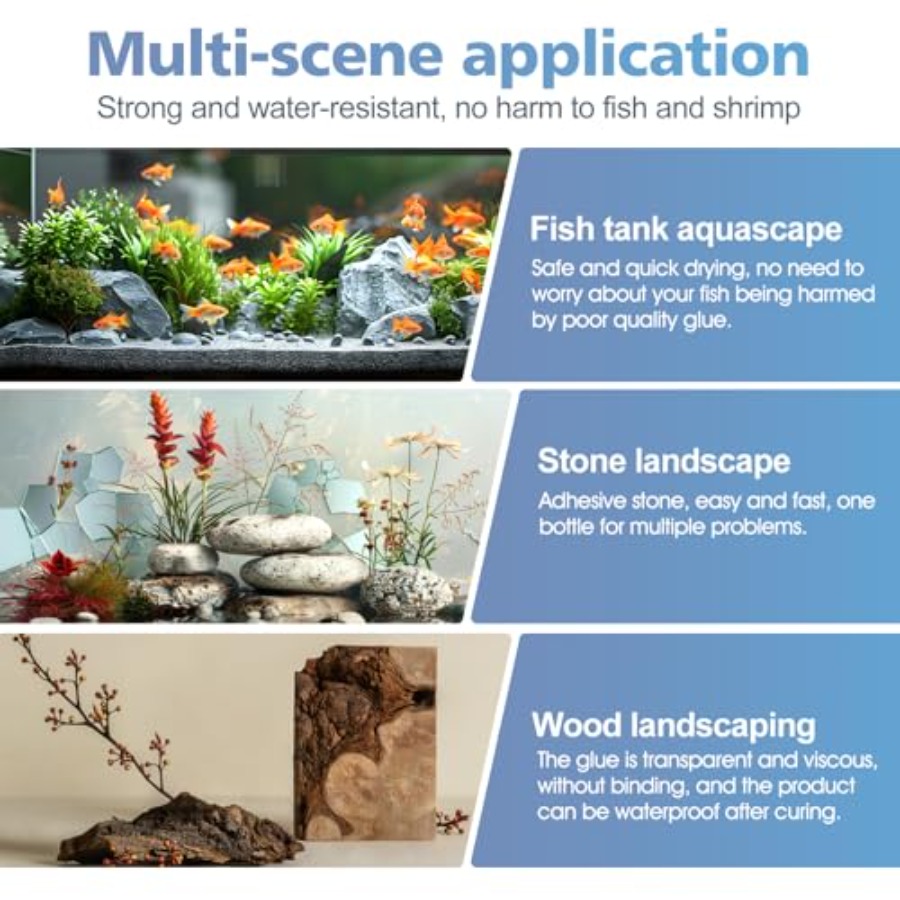 Aquarium Glue, Super Reef Glue - Aquarium Planted Wood recension och pris