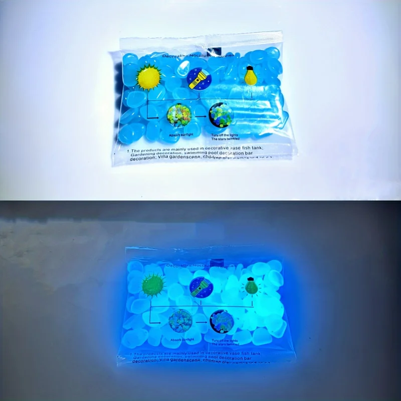 100pcs Resin Luminous Stones G - Aquarium Planted Plants recension och pris