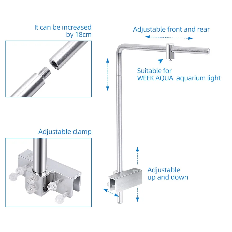 Week Aqua Light Stand Universa - Planted Aquarium Accessories recension och pris