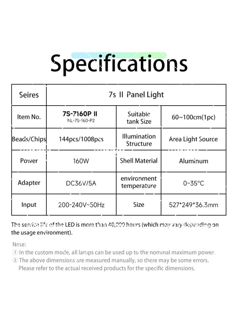 Aquarium LED Light 160W RGB Fu - Aquarium Planted Tank Light recension och pris